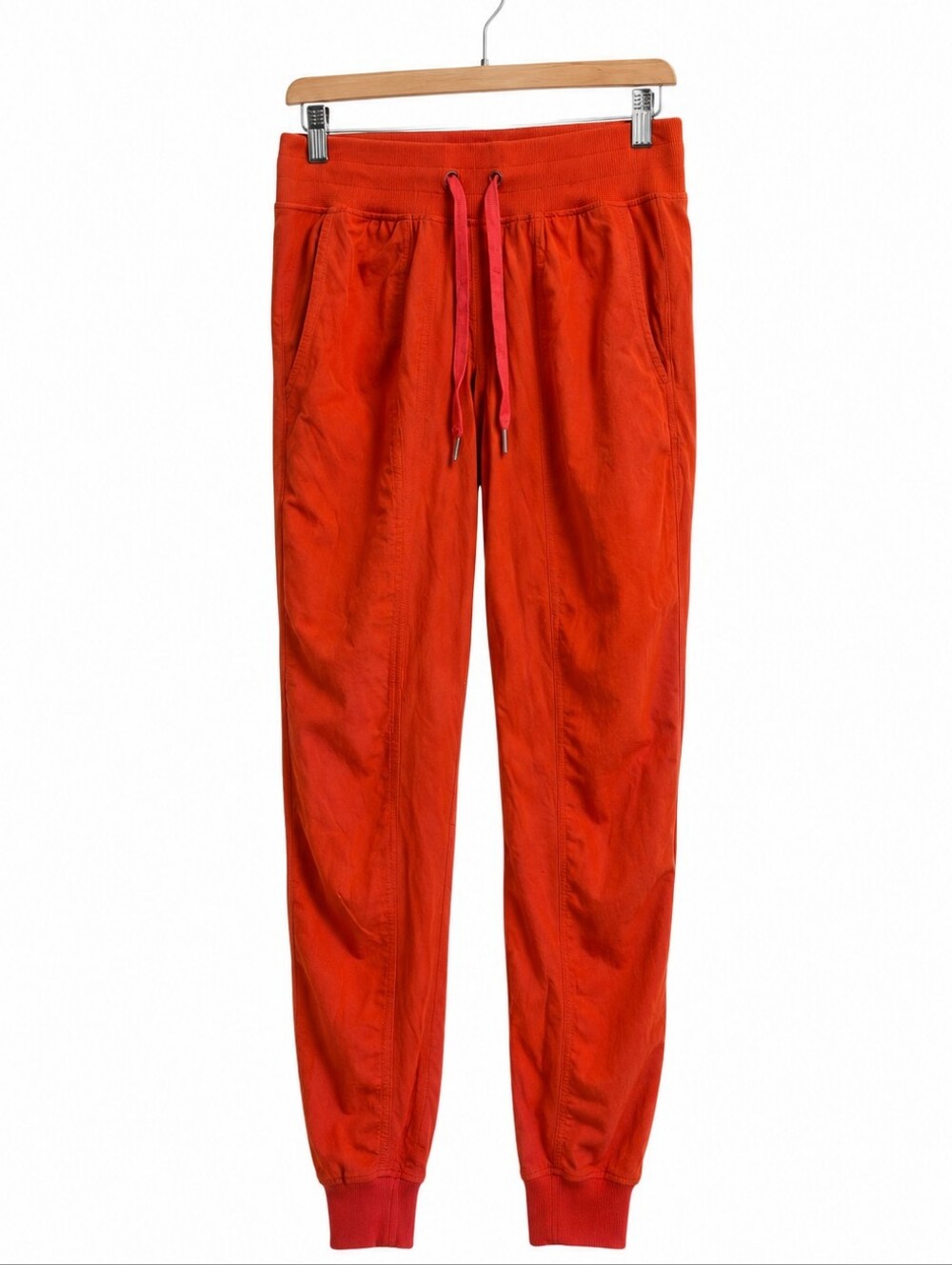 Lululemon Dance Studio Jogger Pants Women's Size 6 Red Orange Lightweight
